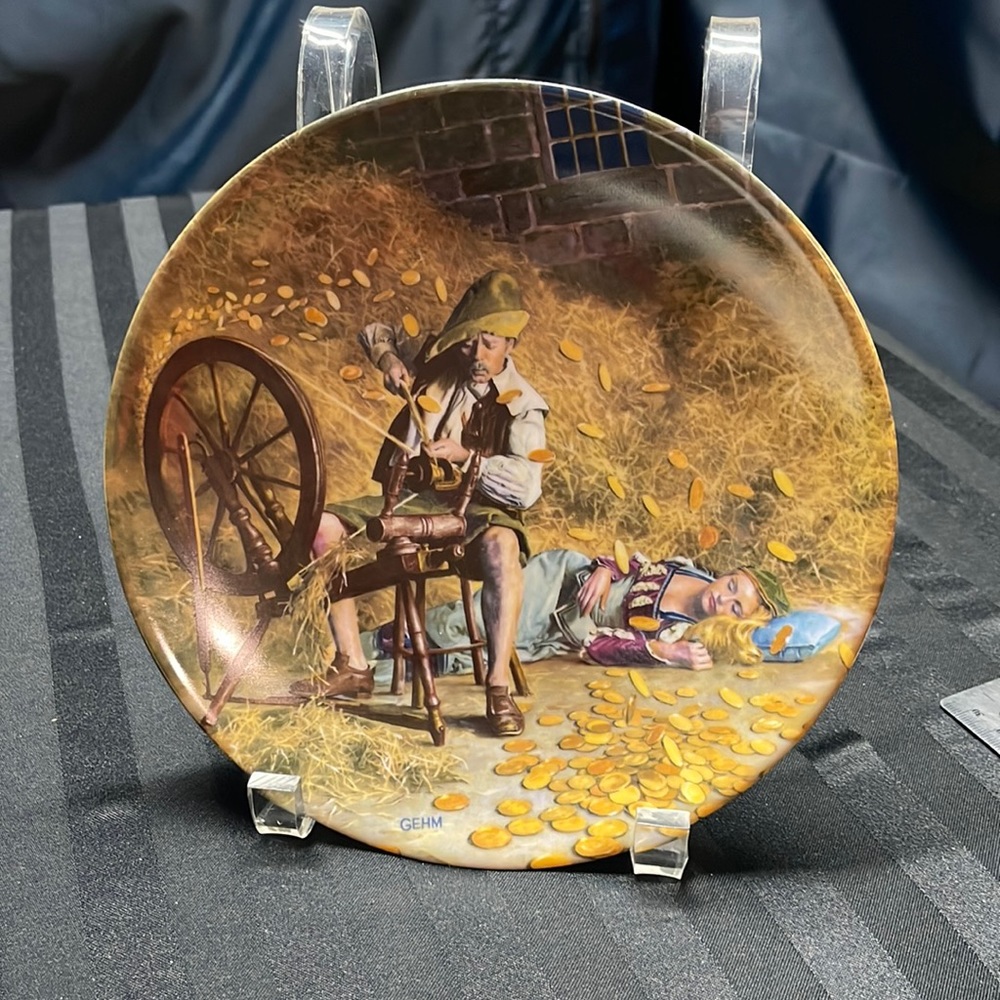 Rumpelstiltskin Collector’s Plate #3526C issued by Konigszelt Bavaria.